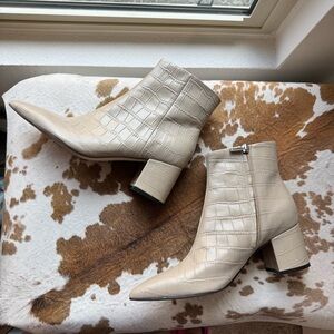 Marc Fisher LTD Jarli Bootie Croc-Embossed